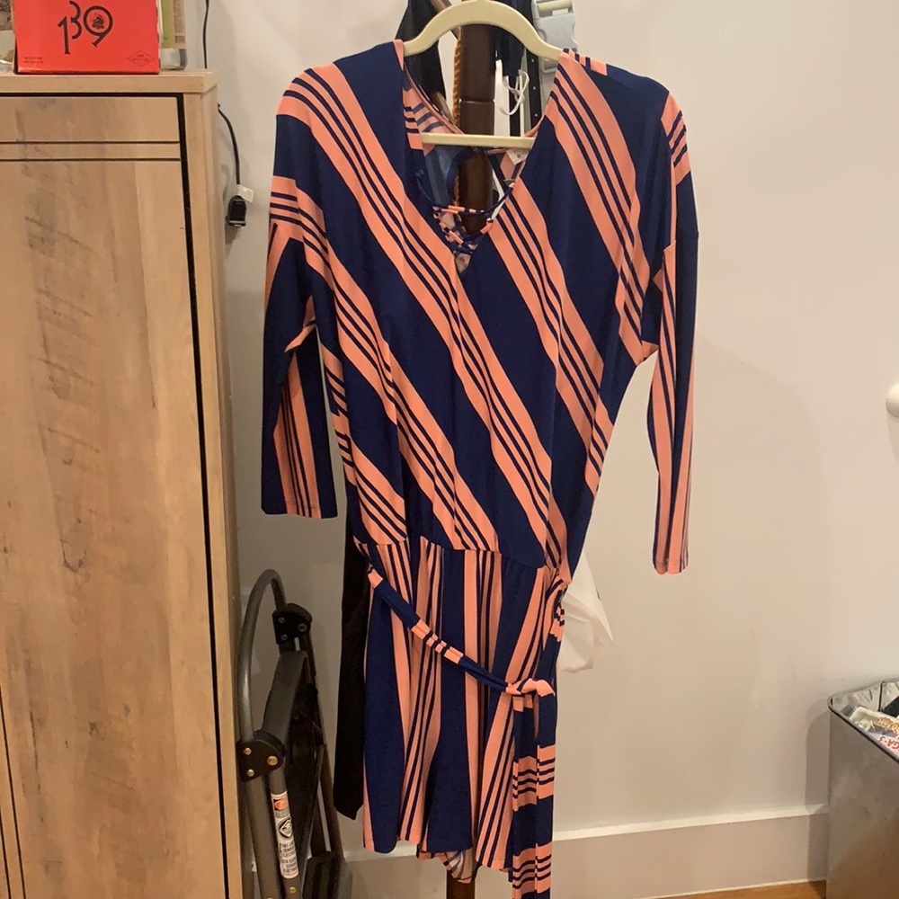 Pink and Blue Market Spruce Romper